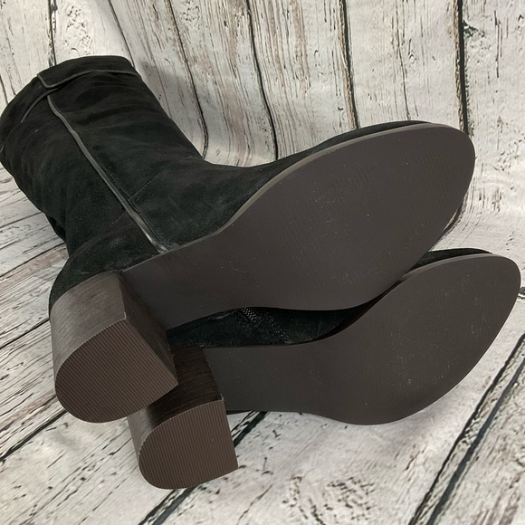 Coconuts By Matisse “Piper” Black Suede Knee High Heeled Boots Sz 6.5 NWOB - Picture 6 of 6